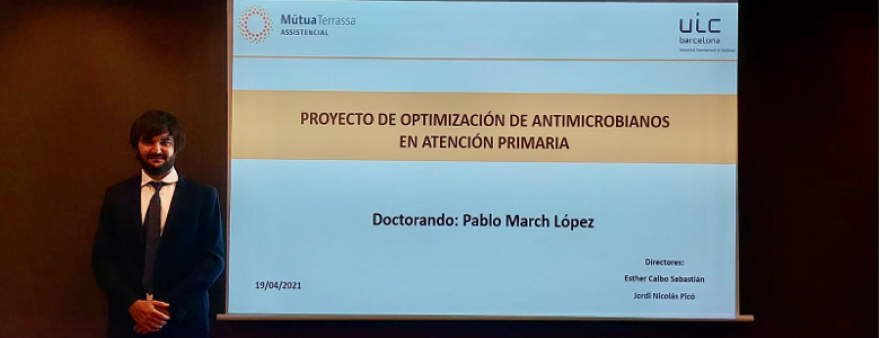 El Dr. March defensa la seva tesi doctoral sobre el Projecte d’Optimització d’Antimicrobians en Atenció Primària