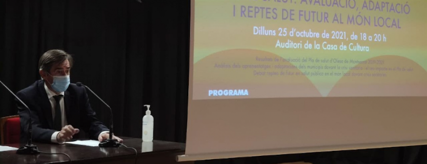 El Dr. Carles Martí, convidat a participar a la 4ª Jornada de Salut Pública d’Olesa de Montserrat