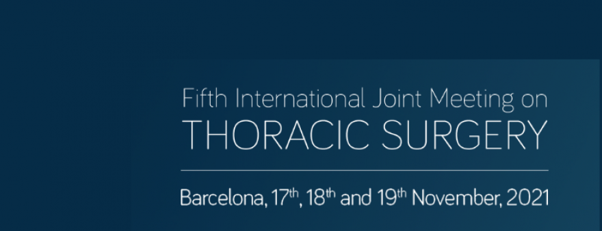 Tot a punt per a la celebració del Fifth International Joint Meeting on Thoracic Surgery 	