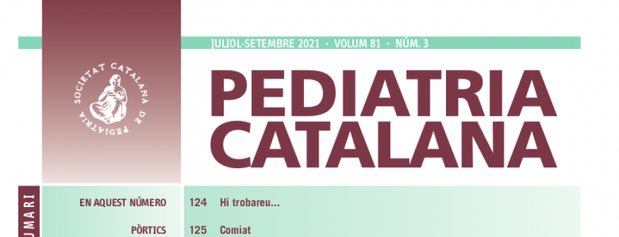 El servei de Pediatria publica un article a la revista Pediatria Catalana