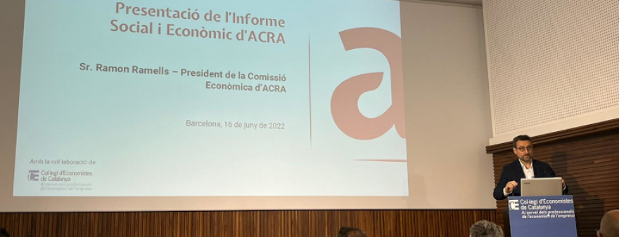 Ramon Ramells presenta l’Informe Social i Econòmic de l’Associació Catalana de Recursos Assistencials 2021