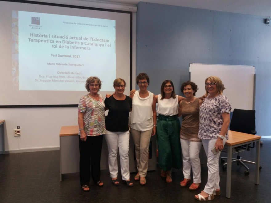 L'educació Terapèutica en Diabetis a Catalunya i el rol de la infermera centra la tesi doctoral de la Dra. Maite Valverde 