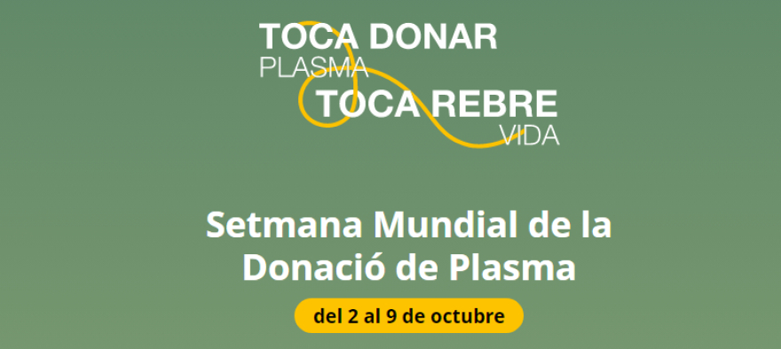 El Banc de Sang i Teixits prepara una nova campanya de donació de plasma
