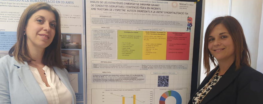 La Unidad de Hospitalización de TEA recibe el premio al mejor póster de proyecto de investigación en la 4ª Jornada Enfermera de Investigación e Innovación en Salud Mental del COIB