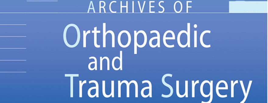 La revista Archives Orthopaedic and Trauma Surgery publica un artículo sobre las pruebas cruzadas de antes de la artroplastia de cadera y rodilla