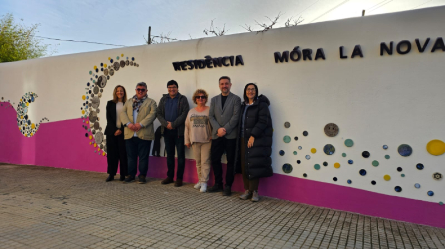 Visita del director de Serveis Territorials de les Terres de l’Ebre a la residència de Móra la Nova